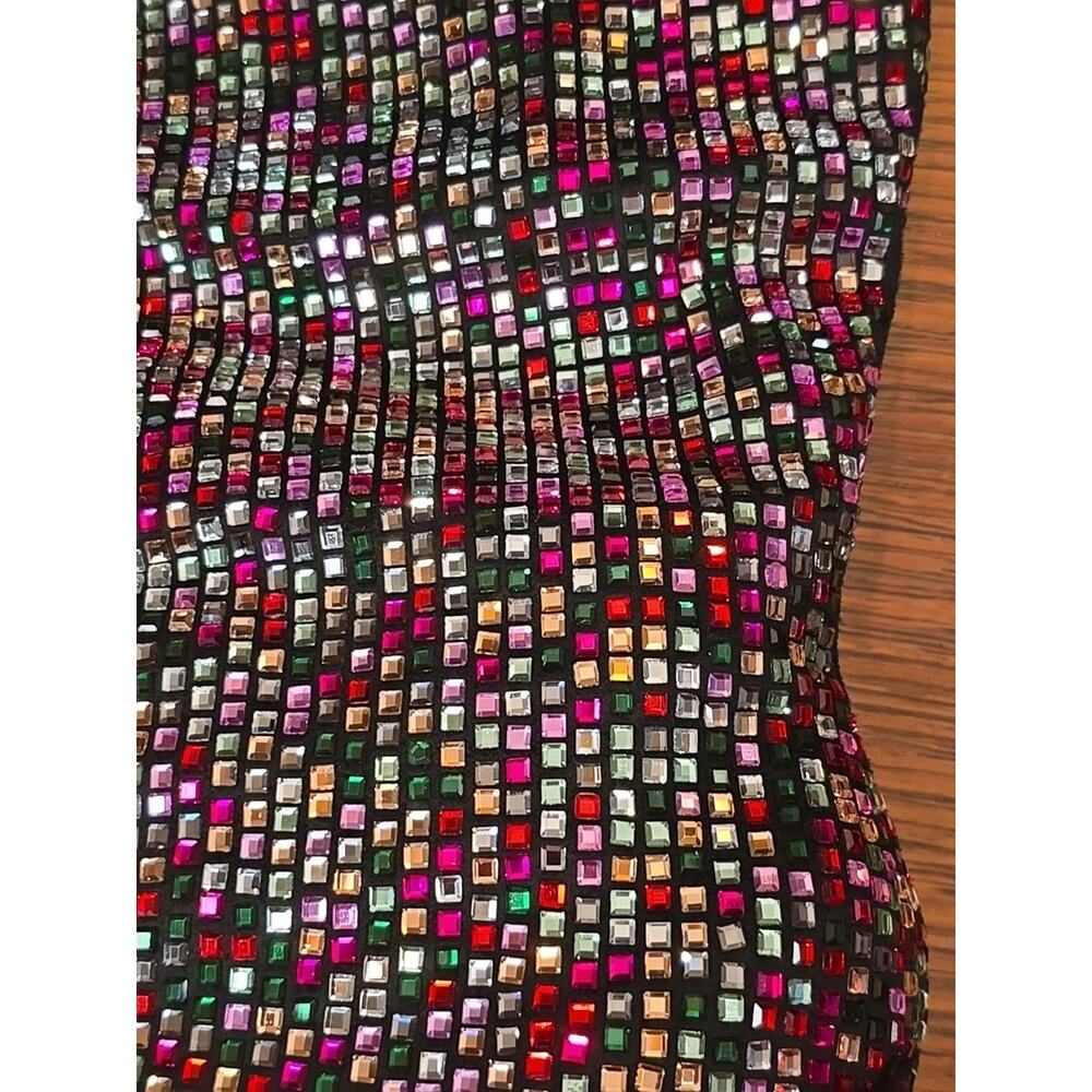 Azalea Wang Izzy-Multi Rhinestone Stiletto Heel Boot Women's Size 8 - Picture 13 of 16